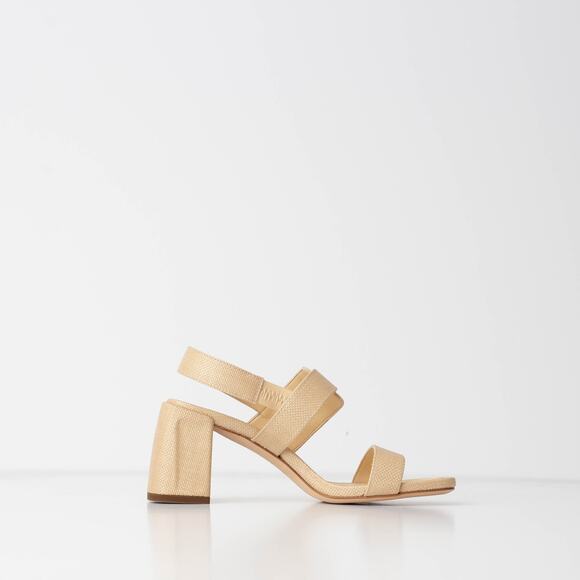 Jimmy Choo 70mm Hawke Leather Buckle Slingback Sandals - Picture 4 of 9